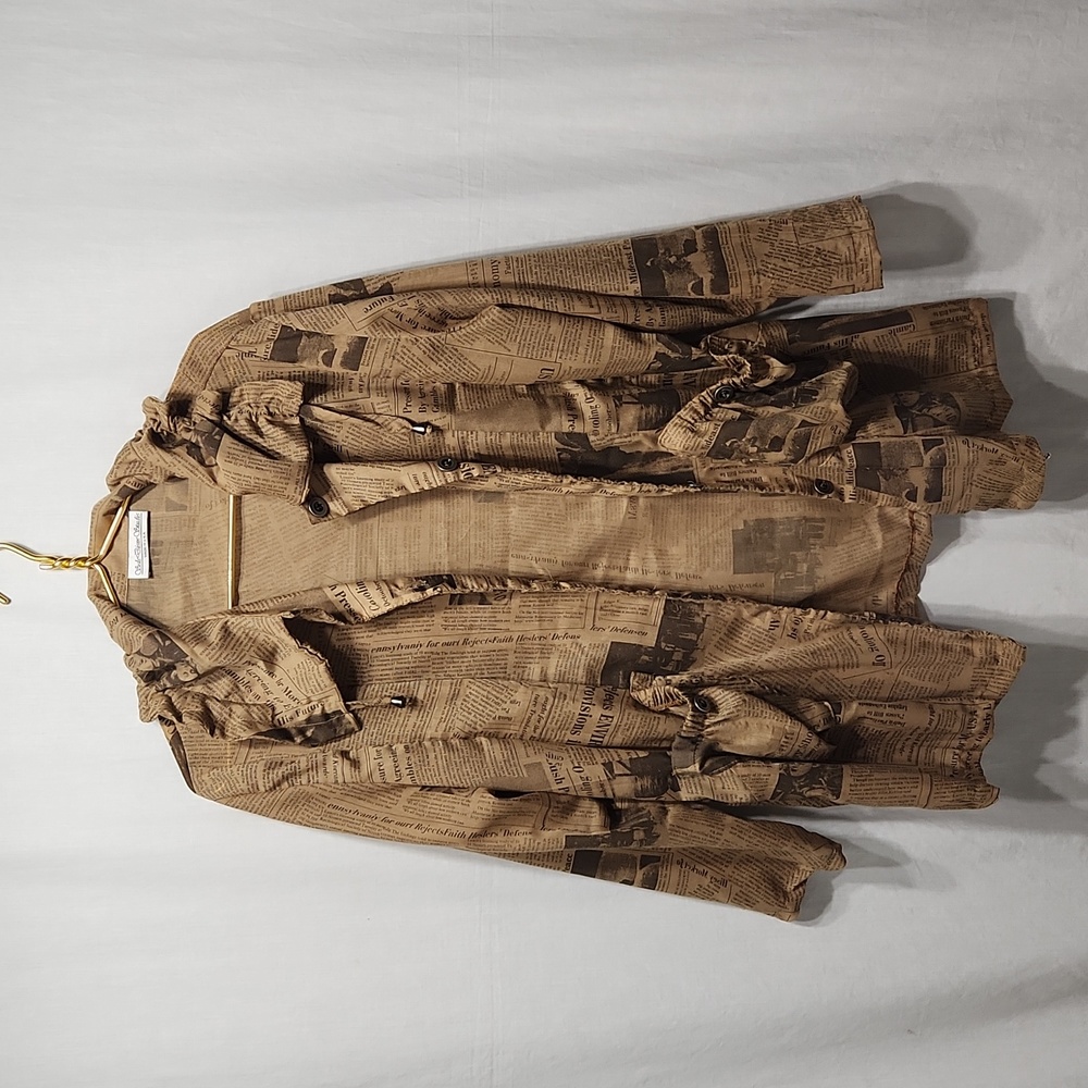 Newsprint Casual Jacket